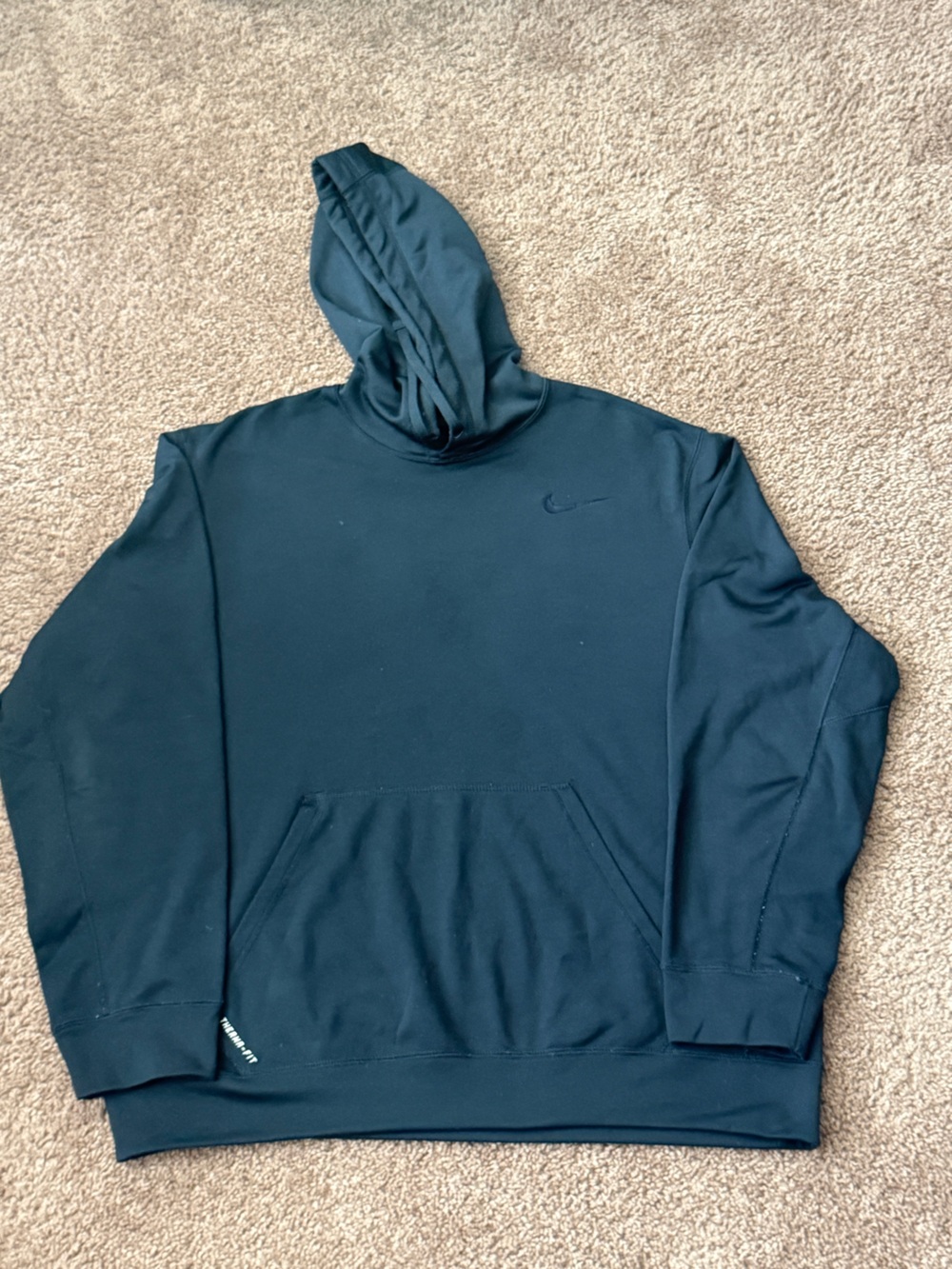 Nike Men's Navy Therma-Fit Pullover Hoodie Size XL